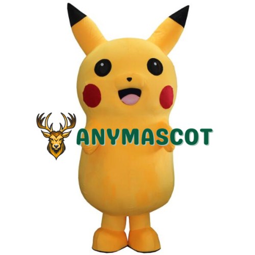 Pikachu Mascot Costume Adult Fancy Party Dress