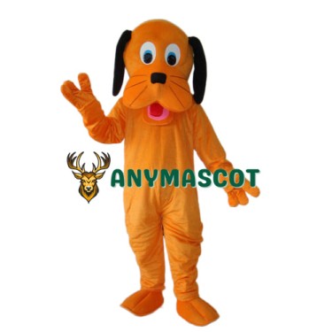 Orange Dog Mascot Adult Costume