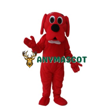 Red Potter Dog Mascot Adult Costume