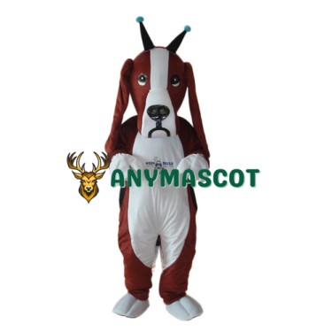 Revised Basset Dog Mascot Adult Costume