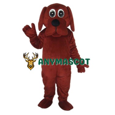 Rooney Brown Dog Mascot Adult Costume