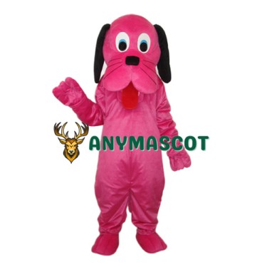 Rose Dog Mascot Adult Costume