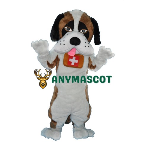 Saint Bernard Dog Mascot Adult Costume