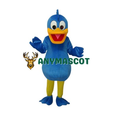 Blue Duck Plush Mascot Adult Costume