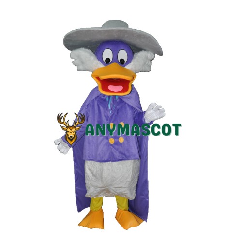 Naughty Purple Duck Adult Mascot Costume