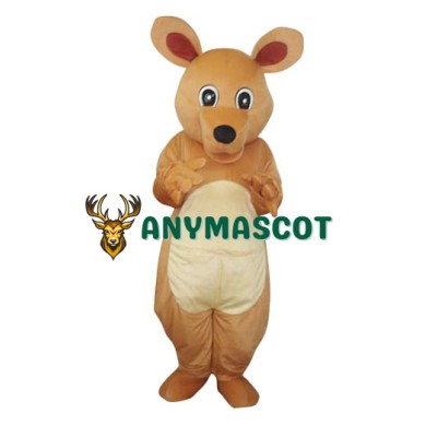 Big Eyes Kangaroo Adult Mascot Costume