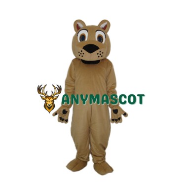 Beardless Lion Mascot Adult Costume