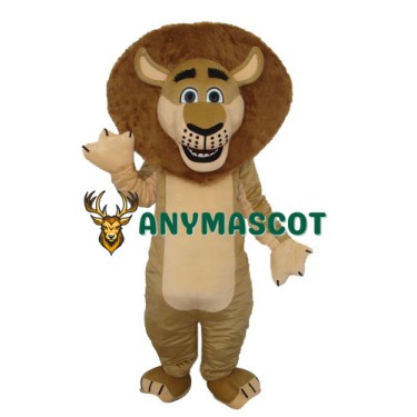 Lion in Madagascar Mascot Adult Costume