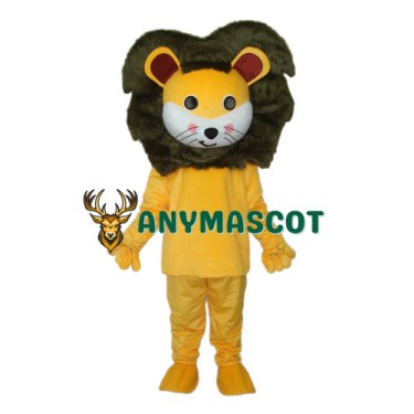 Small Yellow Lion Mascot Adult Costume
