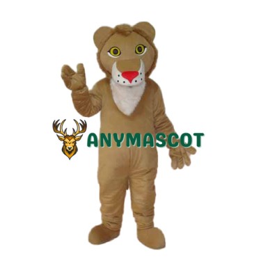 Light Brown Lion Mascot Adult Costume