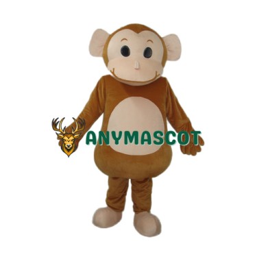 Big Head Monkey Mascot Adult Costume