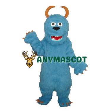 Blue Sulley Monster Inc Mascot Adult Costume