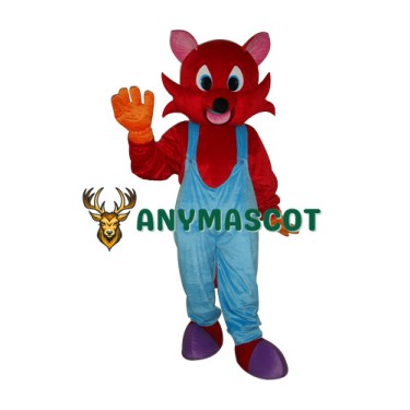 Red Fox Mascot Adult Costume
