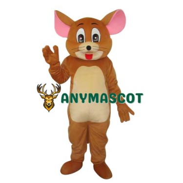 2nd Version Jerry Rat Mascot Adult Costume