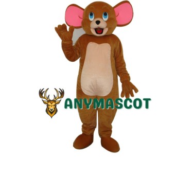 Jerry Mouse Mascot Adult Costume