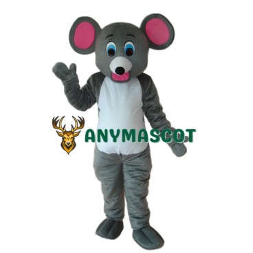 Little Grey Mouse Mascot Adult Costume