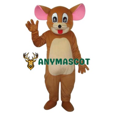 Little Head Jerry Rat Mascot Adult Costume