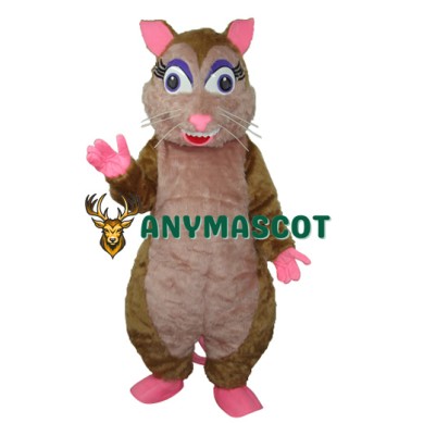 Vole Plush Mascot Adult Costume