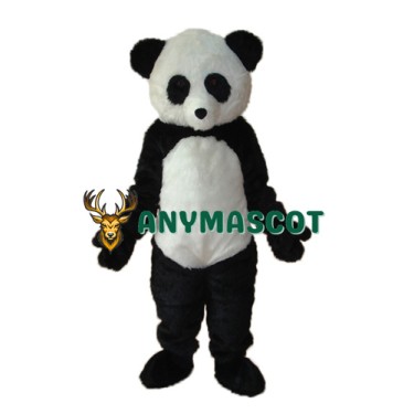 Long Wool giant Panda Mascot Adult Costume