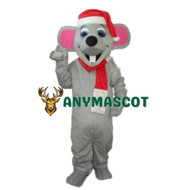 Christmas Mouse Mascot Adult Costume