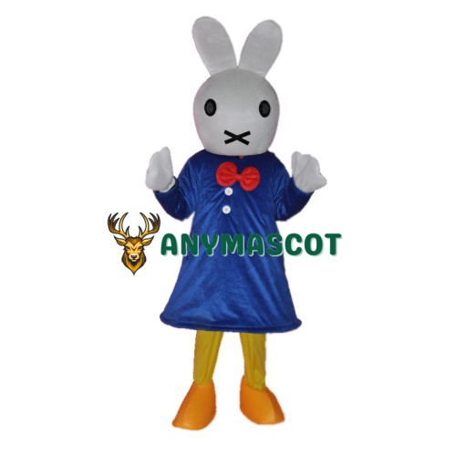 Clever Rabbit Mascot Adult Costume