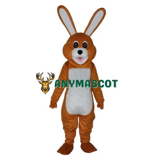 Lovely Brown Rabbit Adult Mascot Costume