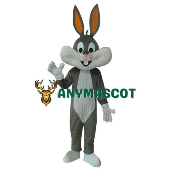 New Bugs Bunny Mascot Adult Costume