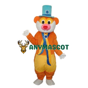 Hat Rat Mascot Adult Costume