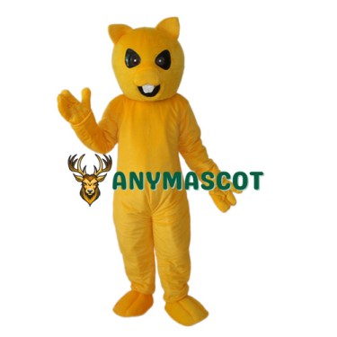 Yellow Squirrel Mascot Adult Costume