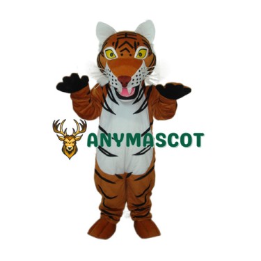 2nd Version Brown Tiger Mascot Adult Costume