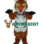 2nd Version Brown Tiger Mascot Adult Costume