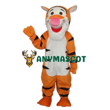 6th Version Tigger Mascot Adult Costume