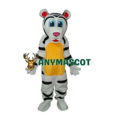 Colorful Tiger Mascot Adult Costume