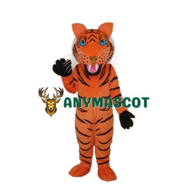 Red Brown Tiger Mascot Adult Costume