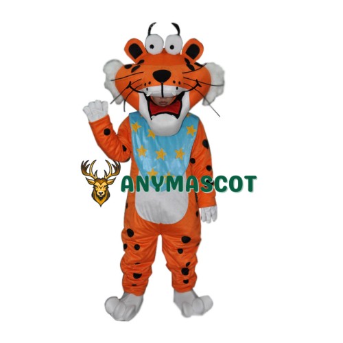 Spotted Funny Tiger Adult mascot costume