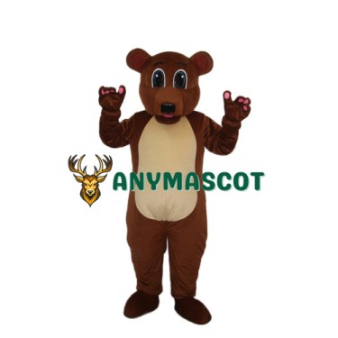 Golden Brown Bear Mascot Adult Costume
