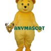 Yellow Teddy Bear Mascot Adult Costume