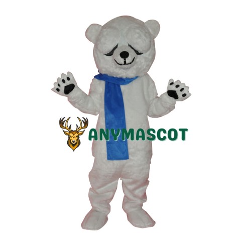 Cute Polar Bear Adult Mascot Costume