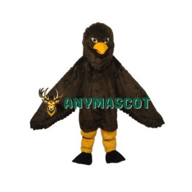 Long-haired Brown Eagle Mascot Adult Costume
