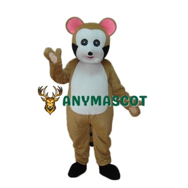 Small Brown Bobcat Mascot Adult Costume