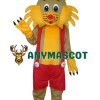 Yellow Face Cat Adult Mascot Costume