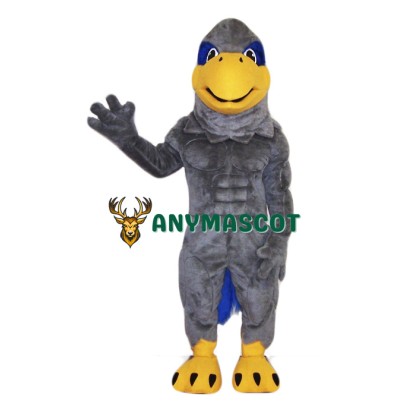 College Grey Hawk Mascot Costume