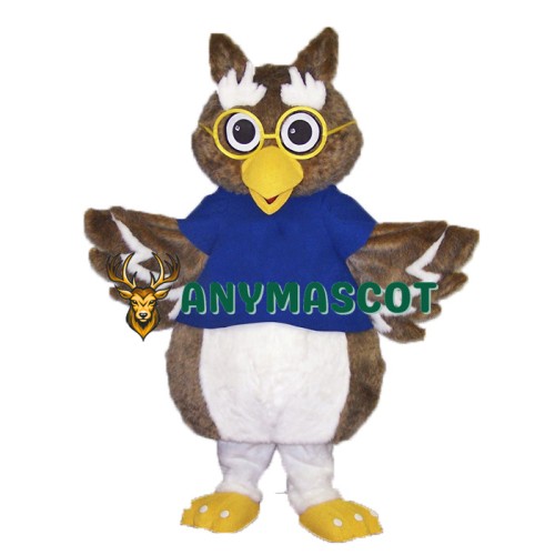 Cute Owl Mascot Costume