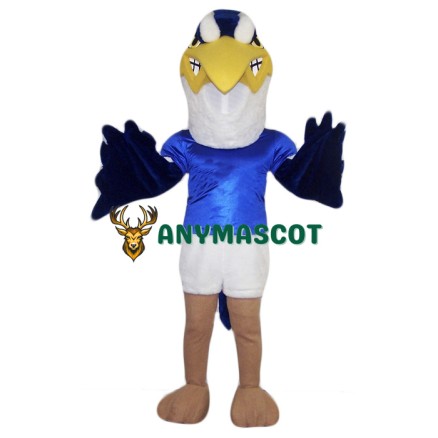 The Blue Heron Mascot Costume