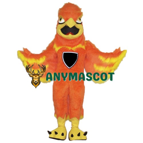 Fire Phoenix Mascot Costume