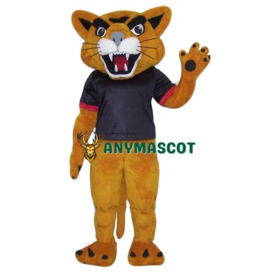 Happy Cougar Mascot Costume