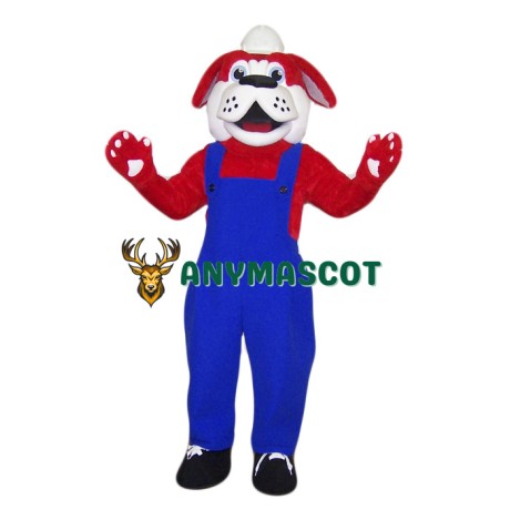 Doctor Red Dog Mascot Costume