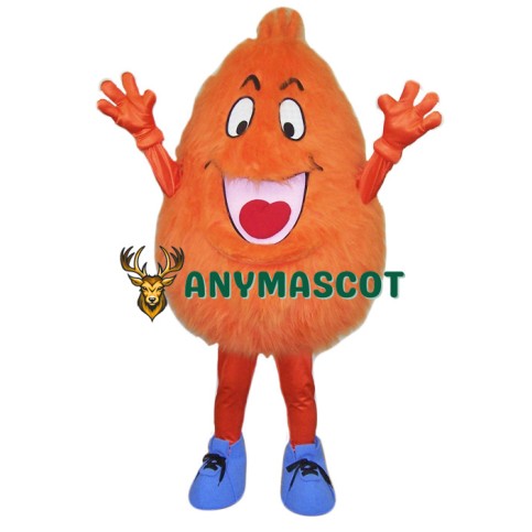 The Orange Monster Mascot Costume