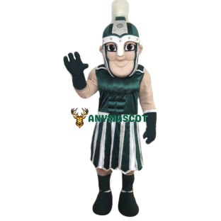 Green Crusader Mascot Costume