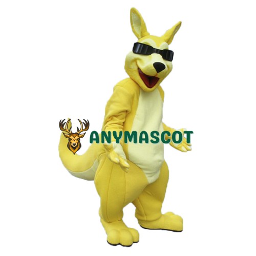 Cool Adult Kangaroo Mascot Costume